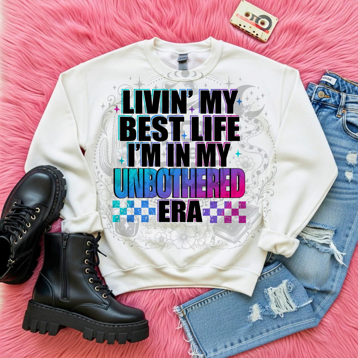 Livin' My Best Life - DTF Transfer