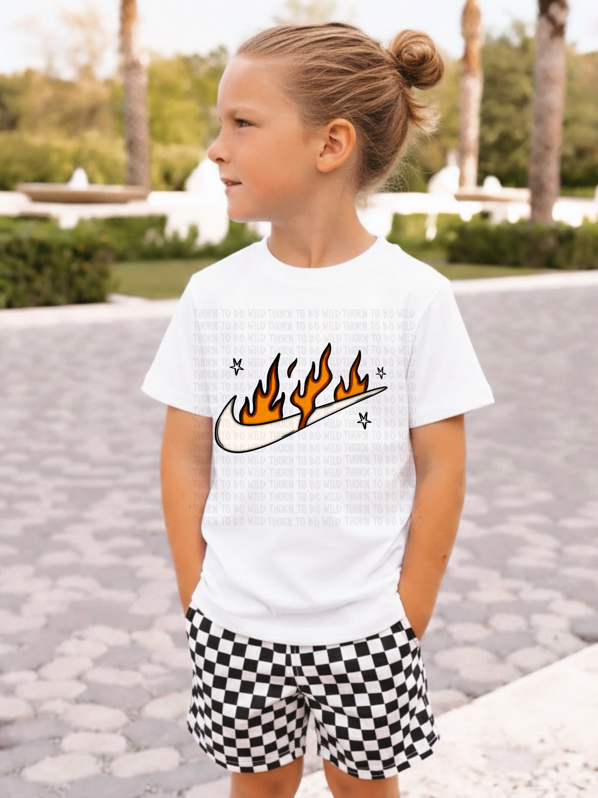 Flame swoosh