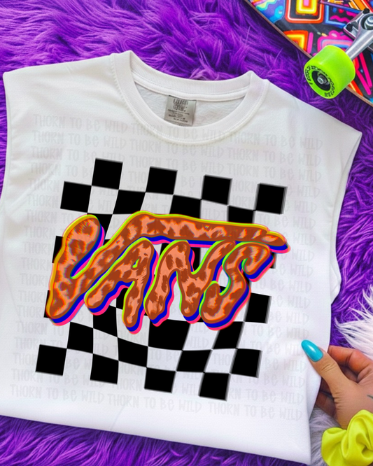 Van$ cheetah print
