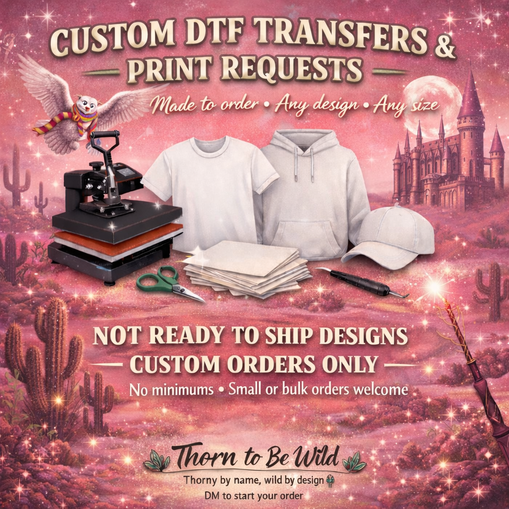 DTF Transfers (print requests & customs)