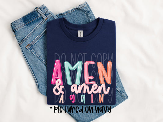 Amen and amen again