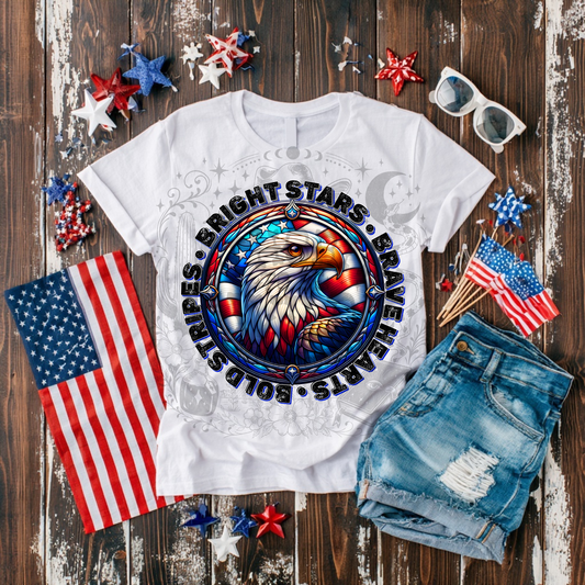 Stars, Hearts, Stripes - DTF Transfer