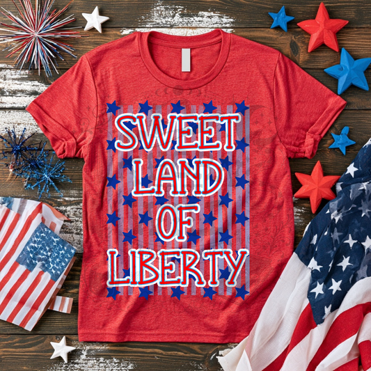 Sweet Land of Liberty - DTF Transfer