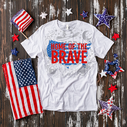 Home of the Brave - DTF Transfer