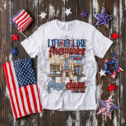 Patriotic Gump - DTF Transfer
