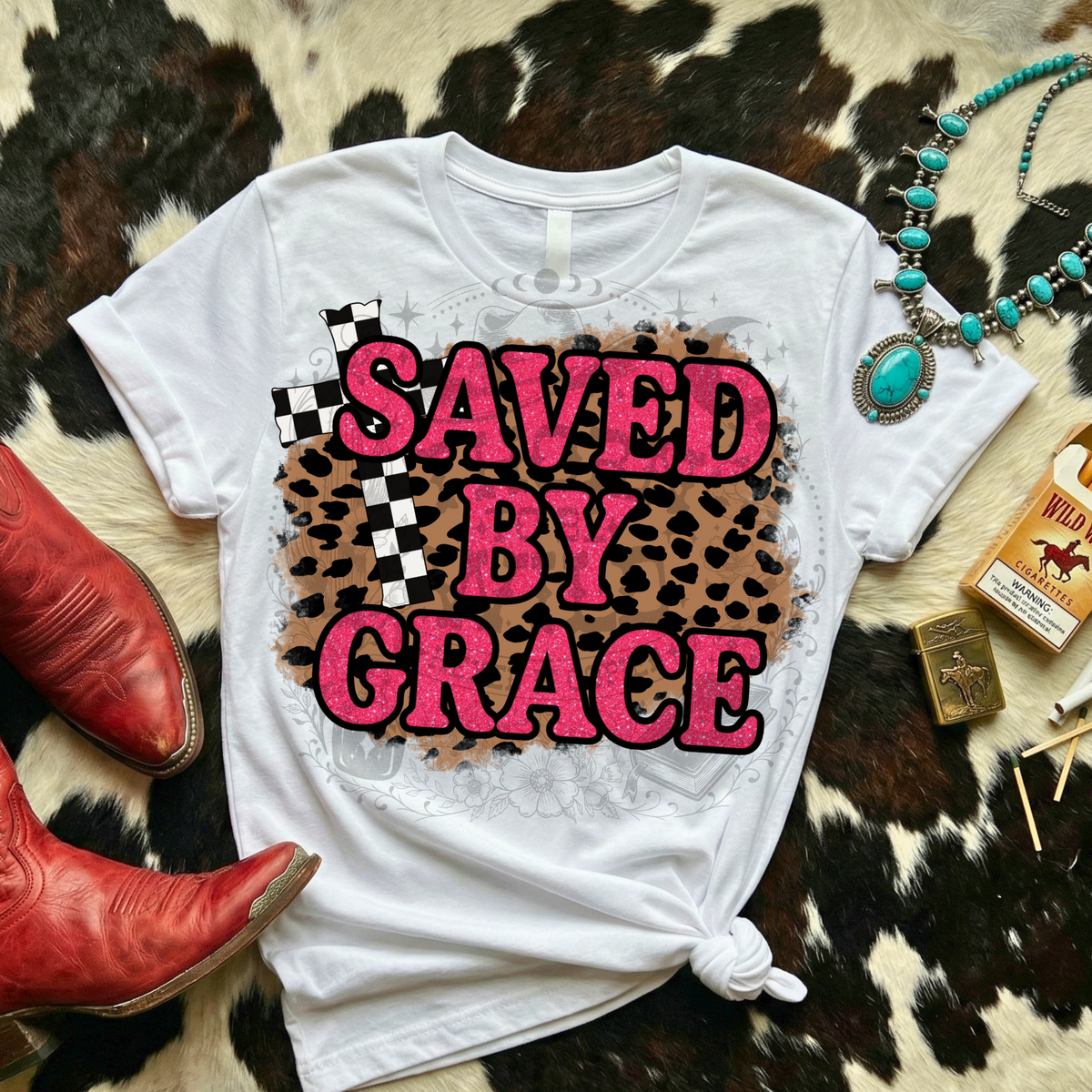 Saved By Grace  - DTF Transfer