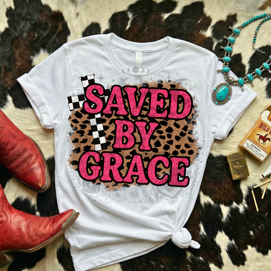 Saved By Grace  - DTF Transfer