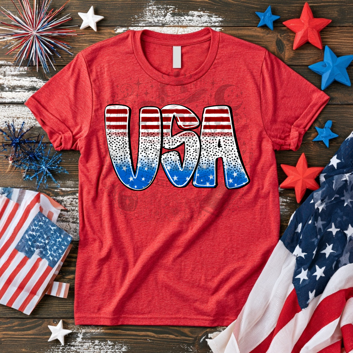 Sparkle Dot USA - DTF Transfer