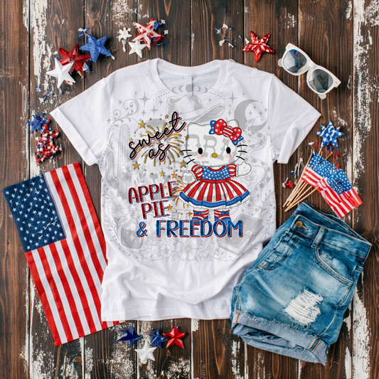 Apple Pie & Freedom - DTF Transfer